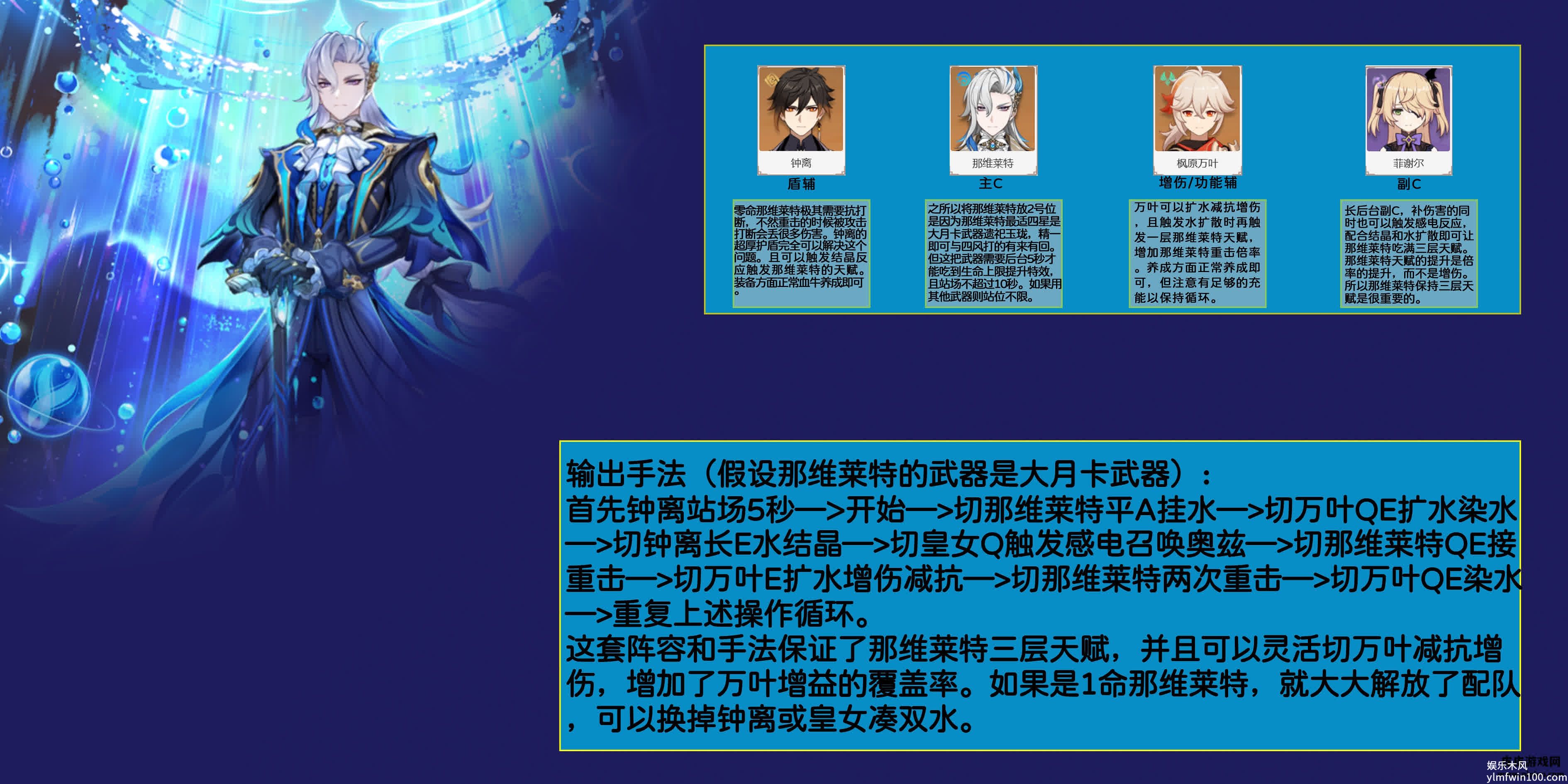 原神那维莱特零命怎么配队-原神那维莱特零命配队推荐