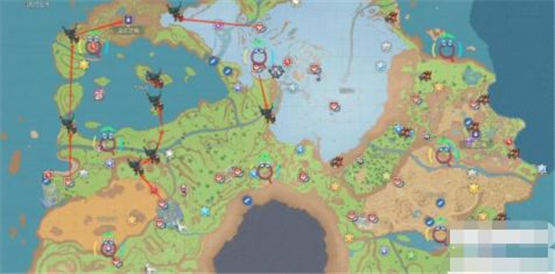 宝可梦朱紫古鼎鹿在哪封印古鼎鹿八根木桩坐标位置分享