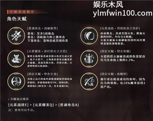 原神中的托马的天赋怎么加点-原神中托马的天赋加点推荐介绍