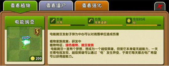 植物大战僵尸电能豌豆怎么样 植物大战僵尸电能豌豆测试一览