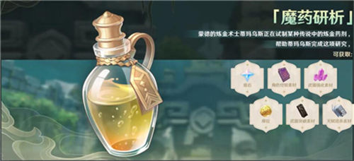 原神手游中魔药研析活动玩法介绍