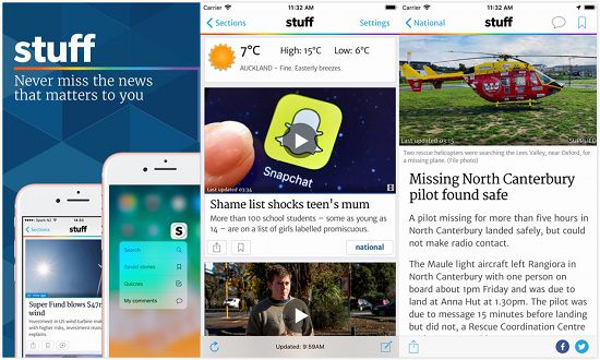 Stuff:一款手机看新西兰新闻的阅读软件