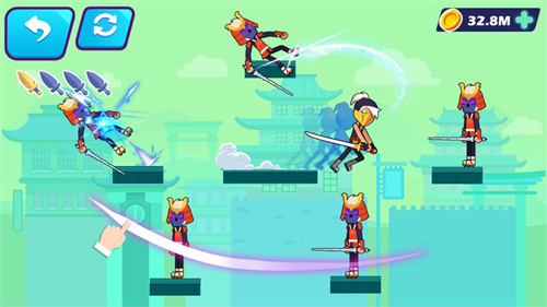 忍者一刀切无限金币版2021最新版截图1