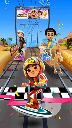 地铁跑酷精简版无限金币钥匙截图2