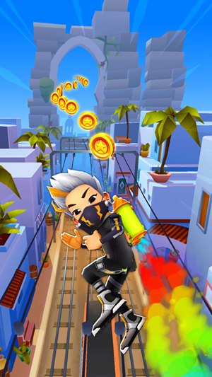 地铁跑酷精简版无限金币钥匙截图3