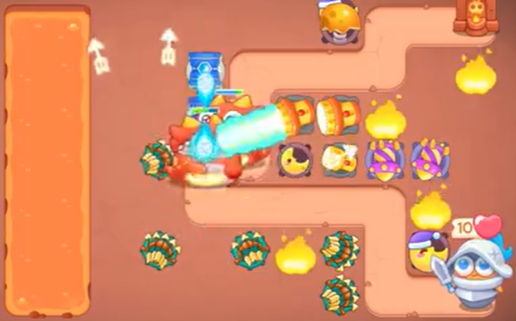 保卫萝卜4饿龙传说56关怎么过保卫萝卜4饿龙传说56关攻略图解