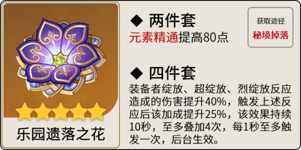 原神珊瑚宫心海圣遗物用乐园遗落之花怎么样原神珊瑚宫心海与乐园遗落之花分析