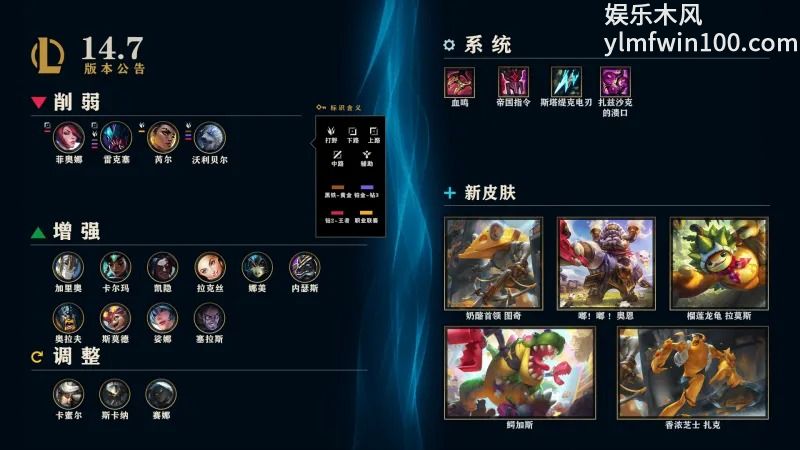 LOL国服14.7版本更新了什么内容-LOL国服14.7版本更新内容介绍